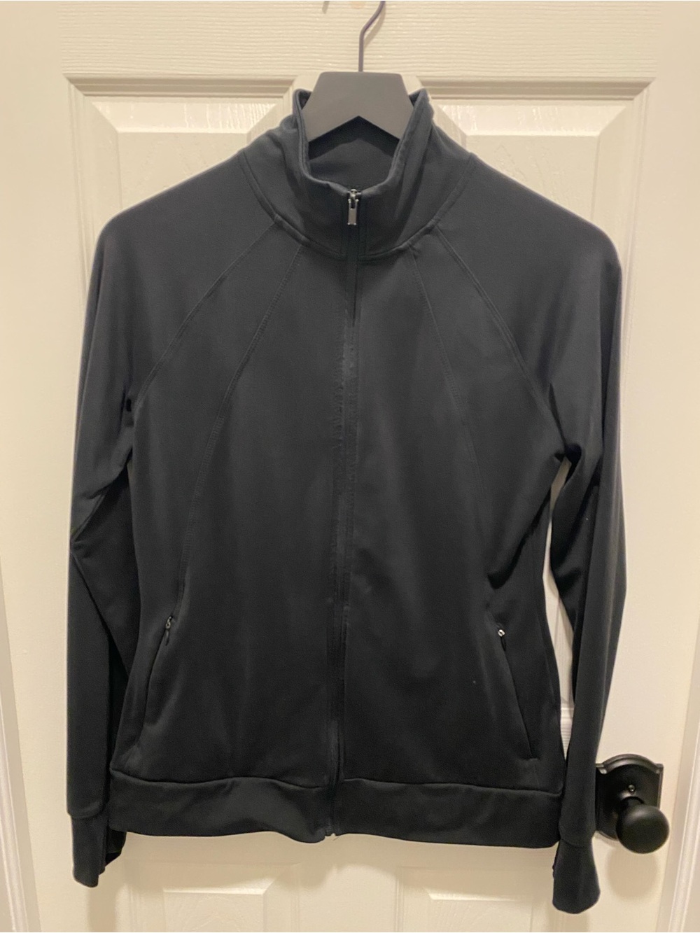 Jockey Women’s Classic Black Zip-Up Jacket.